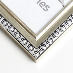 Фоторамка для фото 10×15 см Interior Office, пластик под серебро