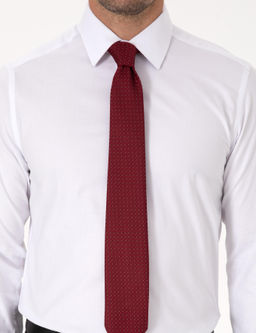 Beyaz Slim Fit %100 Pamuk Klasik Yaka Oxford G_mlek - Cacharel фото 6