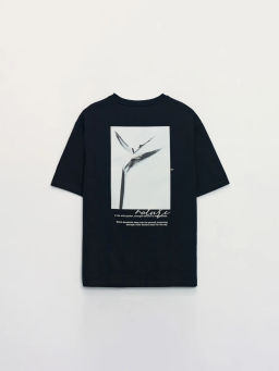 Футболка regular fit с принтом / Zarina