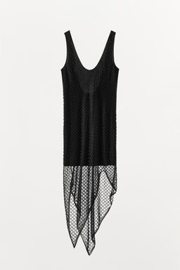 BEADED ASYMMETRIC DRESS - Zara фото 7