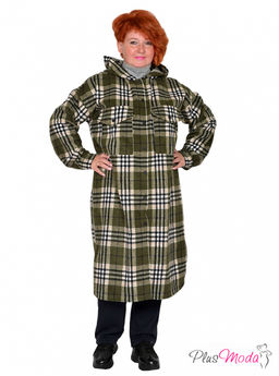 Рубашка-пальто Модель №2092 размеры 44-84 - Plusmoda фото 2