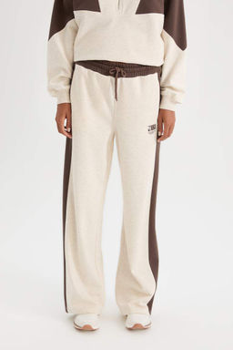 DeFactoFit NBA Широкие брюки с надписью NBA Широкие брюки стандартного размера из плотной ткани  фото 4