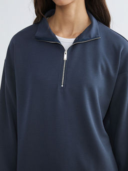 Dik Yaka Kad?n Sweatshirt