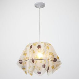 Цена за 2 шт. Люстра BayerLux Подвес BayerLux "Джули" E27 1х60Вт бел./желт./кор. 40х40х100 см