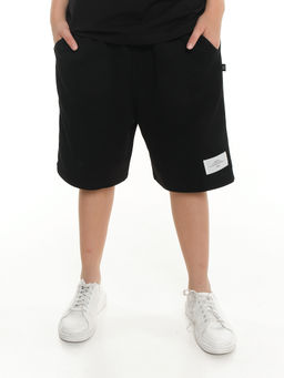 Шорты Багги Бермуды для мальчика 22-6979 черный - Mini maxi фото 3