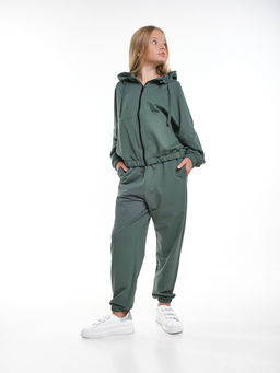 Комплект спортивный для девочки 22-7648 графит - Mini maxi фото 17