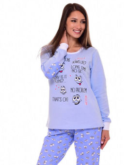 Пижама женская 1-174б (лазурь)