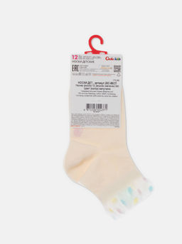 Цена за 2 пары CONTE-KIDS Короткие носки с воздушным пикотом TIP-TOP капучино
