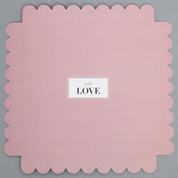 Цена за 5 шт. Коробка-сундук With love, 20 х 20 х 20 см - Дарите счастье фото 6