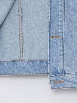 Standart Kal?p Erkek Jean Ceket