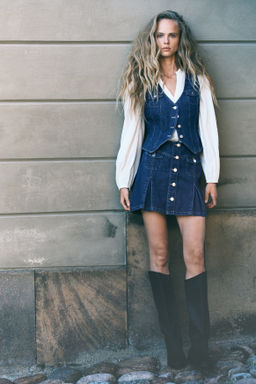 Minifalda en denim - H&m фото 2