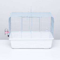 Клетка для грызунов с высоким поддоном, 47 х 30 х 35 см, белая - Пижон фото 7