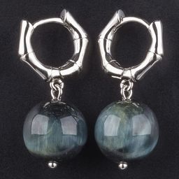 Серьги из Соколиного глаза