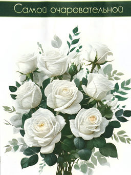 Цена за 4 шт. Пакет подарочный крафт Самой очаровательной 12?6?16 см