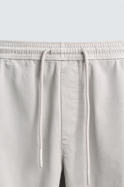 PANTAL?N CINTURA JOGGER SLIM FIT / Gris claro - Zara фото 9