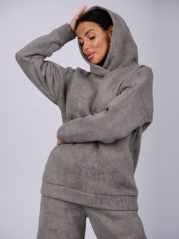 Костюм Винтаж чёрный, футер начес (М) - Малина фото 65