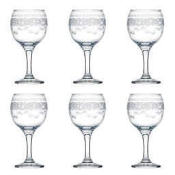 MS411-02-07-01 Набор 6-ти бокалов д/вина Флёр new 260 мл (х6)