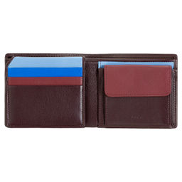 Итальянский мужской кошелек DuDu серии Tullio | темно-бордовый - Dudubags фото 2