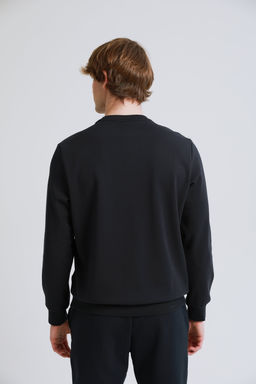 Свитшот с флисом Тёмно-синий - Anta фото 3