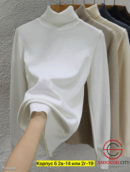 Водолазка из кашемира с высоким горлом