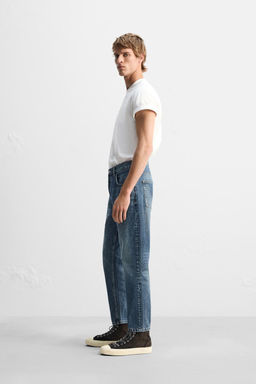 SLIM CROPPED-FIT JEANS - Zara фото 10