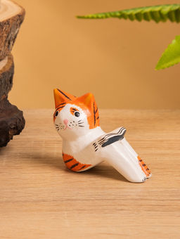 Сувенир «Кошка с книгой», 7×3×5 см, дерево, МИКС