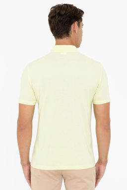 Мужская базовая футболка цвета морской волны с воротником-поло Неожиданная скидка в корзине - U.s. polo assn фото 3