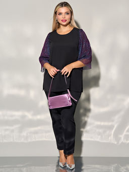 Футболка 0208-2 чёрный - Dora фото 109