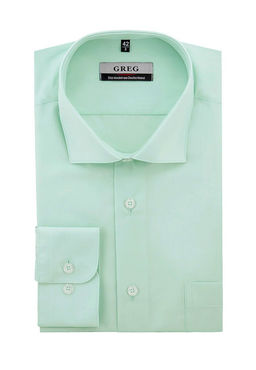 Сорочка мужская длинный рукав GREG 410/119/FR MINT  фото 3