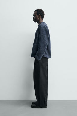 TEXTURED WOOL CARDIGAN - Zara фото 11