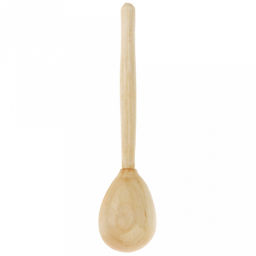 Ложка чайная деревянная 14,5х3,5х1,5см, лакированная (Россия)