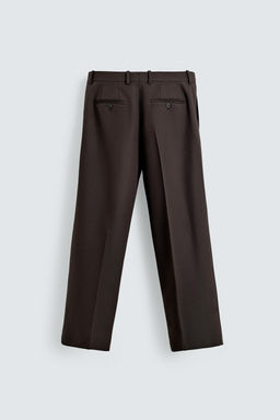 100% WOOL PLEATED TROUSERS - Zara фото 6