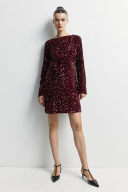 MAMA Vestido de lentejuelas con espalda escotada - H&m фото 2