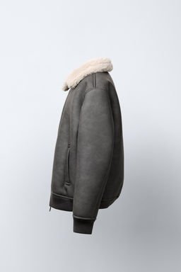 DOUBLE-FACED BOMBER JACKET - Zara фото 3