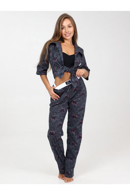 Пижама женская П-117.01 графит - Хороший трикотаж фото 2