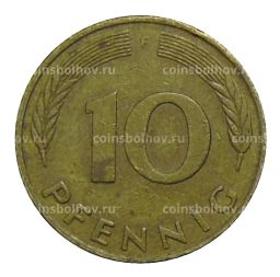 10 пфеннигов 1989 года F Германия