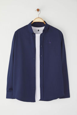 TRENDYOL MAN Gri Regular Nak?sl? Kolay Utulenebilir Smart Oxford Gomlek TMNAW24GO00089 - Trendyolmilla фото 21