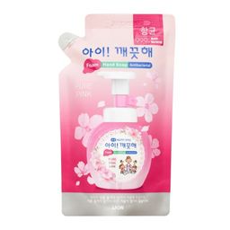LION Жидкое пенное мыло для рук (цветочный букет) Ai kekute Foam handsoap pure pink 200ml