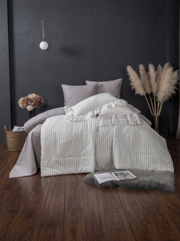 Stripe Muslin lace (серебро платина) комплект - Kazanov.a. фото 4