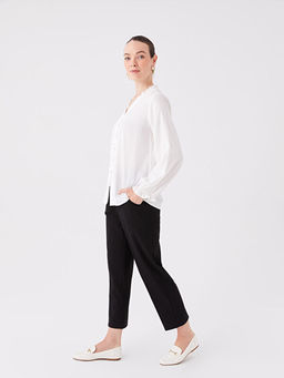 Beli Lastikli Standart Fit Kad?n Pantolon