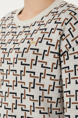 Женский кремовый свитер с круглым вырезом Неожиданная скидка в корзине - U.s. polo assn фото 7