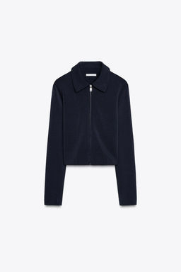 CREPE ZIP-UP JACKET - Zara фото 16