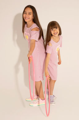 U. S. Polo Assn Тканое платье Магнолия для девочек с короткими рукавами - U.s. polo assn фото 5