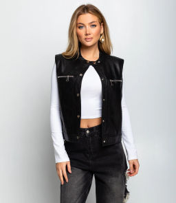 Жилет #КТ628979, чёрный