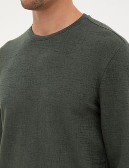 Koyu Haki Regular Fit Sweatshirt - Pierre cardin фото 7