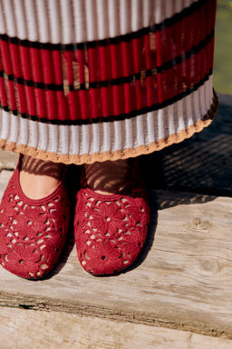 BAILARINA CROCHET FLORES / Rojo - Zara фото 2
