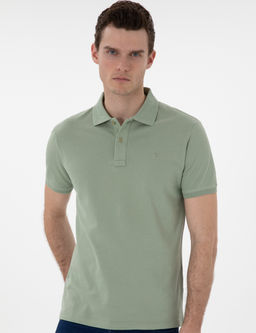 _a_la Ye_ili Slim Fit K_vr_lmaz Polo Yaka Basic Ti__rt