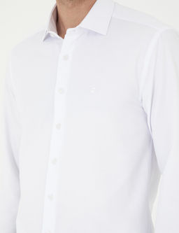 Beyaz Slim Fit Arm_rl_ Uzun Kollu G_mlek - Pierre cardin фото 7