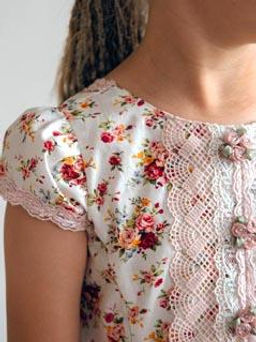 Платье для девочки Розали МТ 21-1 розочки