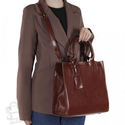 Сумка женская кожаная 6609NN brown Natale Navetta в Новосибирске  фото 2